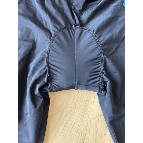 Women’s Padded Cycling Shorts XL Bicycle Riding Racing Black Blue Souke Sport - Picture 5 of 9